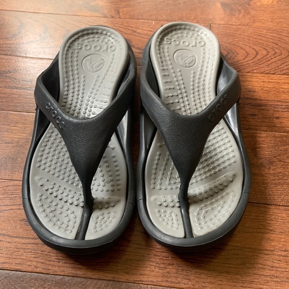 CROCS Shoes - Crocs Womens Size 7 Black Recovery Slide Sandals Comfy